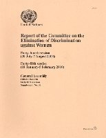 bokomslag Report of the Committee on the Elimination of Discrimination against Women