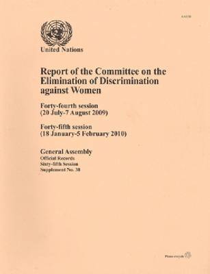 Report of the Committee on the Elimination of Discrimination against Women 1