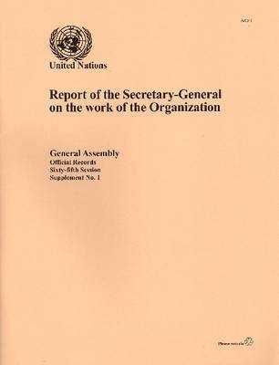 Report of the Secretary-General on the work of the Organization 1