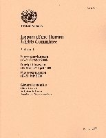 bokomslag Report of the Human Rights Committee