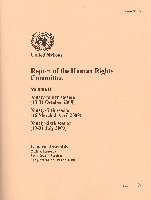 bokomslag Report of the Human Rights Committee