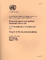 bokomslag Financial Report and Audited Financial Statements and Report of the Board of Auditors