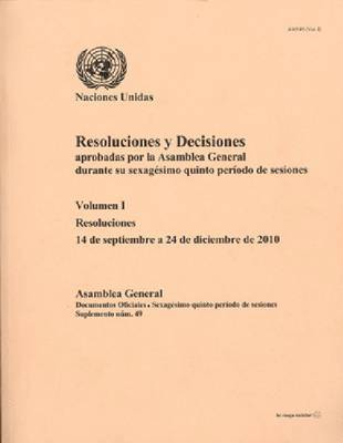 bokomslag Resoluciones y decisiones aprobadas por la asamblea general