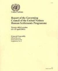 bokomslag Report of the Governing Council of the United Nations Human Settlements Programme