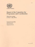 bokomslag Report of the Committee for Programme and Coordination