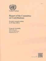 bokomslag Report of the Committee on Contributions