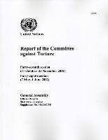 bokomslag Report of the Committee against Torture