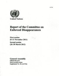 bokomslag Report of the Committee on the Enforced Disappearances