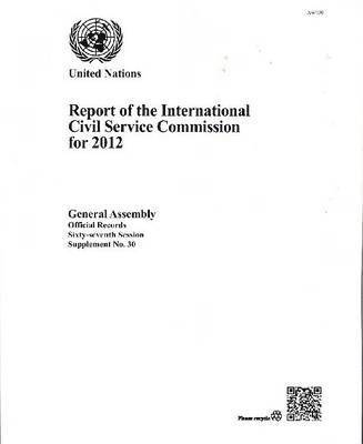 bokomslag Report of the International Civil Service Commission for the Year 2012