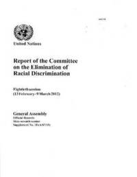 bokomslag Report of the Committee on the Elimination of Racial Discrimination