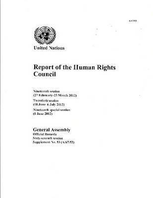 bokomslag Report of the Human Rights Council