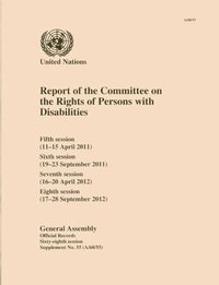 bokomslag Report of the Committee on the Rights of Persons with Disabilities