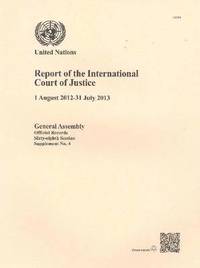 bokomslag Report of the International Court of Justice