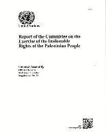 bokomslag Report of the Committee on the Exercise of the Inalienable Rights of the Palestinian People