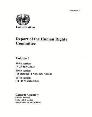 bokomslag Report of the Human Rights Committee