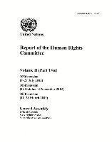 bokomslag Report of the Human Rights Committee (Gen Assembly Official Record): 68th Session Supp. No. 40 Vol.2, PT. 2