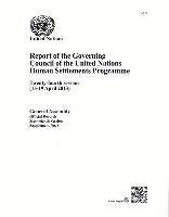 bokomslag Report of the Governing Council of the United Nations Human Settlements Programme