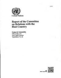 bokomslag Report of the Committee on Relations with the Host Country