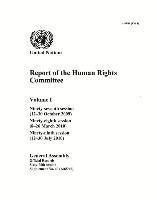 bokomslag Report of the Human Rights Committee