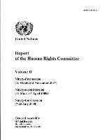 bokomslag Report of the Human Rights Committee