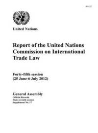 bokomslag Report of the United Nations Commission on International Trade Law