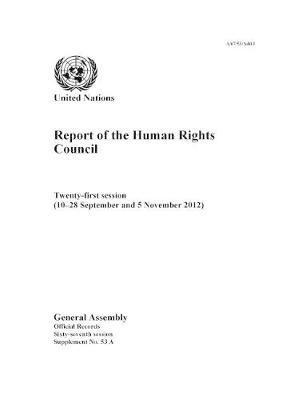 bokomslag Report of the Human Rights Council