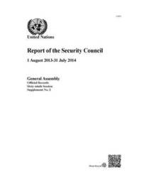 bokomslag Report of the Security Council