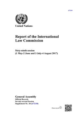 bokomslag Report of the International Law Commission