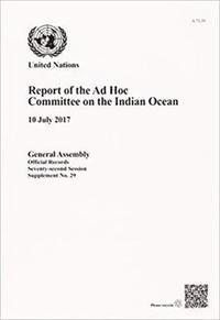 bokomslag Report of the Ad Hoc Committee on the Indian Ocean, 10th July 2017