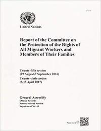 bokomslag Report of the Committee on the Protection of the Rights of All Migrant Workers and Members of Their Families