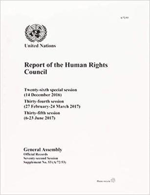 bokomslag Report of the Human Rights Council