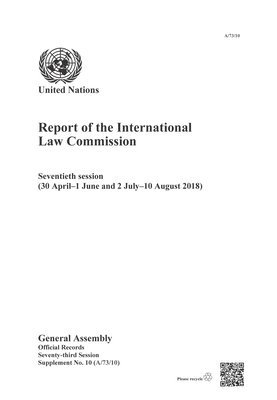 bokomslag Report of the International Law Commission