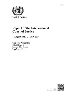 Report of the International Law Commission 1