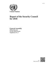 bokomslag Report of the Security Council for 2018