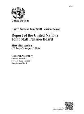 Report of the United Nations Joint Staff Pension Board 1