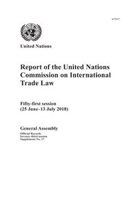 bokomslag Report of the United Nations Commission on International Trade Law