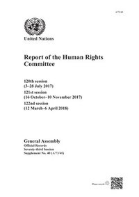 bokomslag Report of the Human Rights Committee