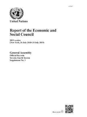 bokomslag Report of the Economic and Social Council for 2019