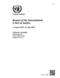 bokomslag Report of the International Court of Justice