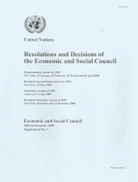 bokomslag Resolutions And Decisions Of The Economic And Social Council