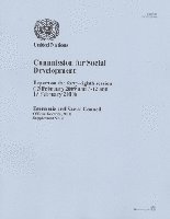 bokomslag Report of the Commission for Social Development