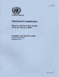 bokomslag Report of the Statistical Commission