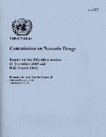 bokomslag Report of the Commission on Narcotic Drugs