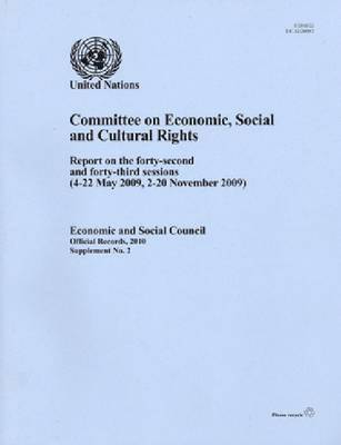 bokomslag Committee on Economic, Social and Cultural Rights