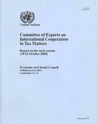 bokomslag Committee of Experts on International Cooperation in Tax Matters