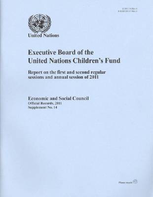 bokomslag Executive Board of the United Nations Children's Fund