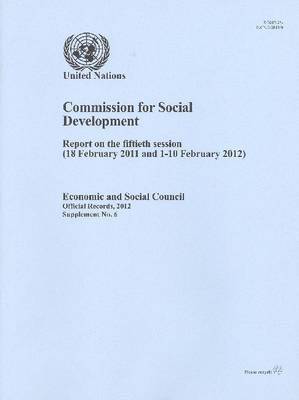 United Nations: Commission for Social Development, United Nations: Economic and Social Council - Commission for Social Development, Häftad