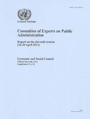 bokomslag Committee of Experts on Public Administration