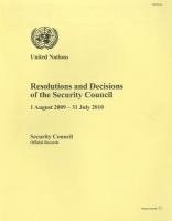 bokomslag Resolutions and decisions of the Security Council