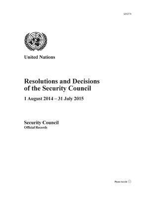 bokomslag Resolutions and decisions of the Security Council